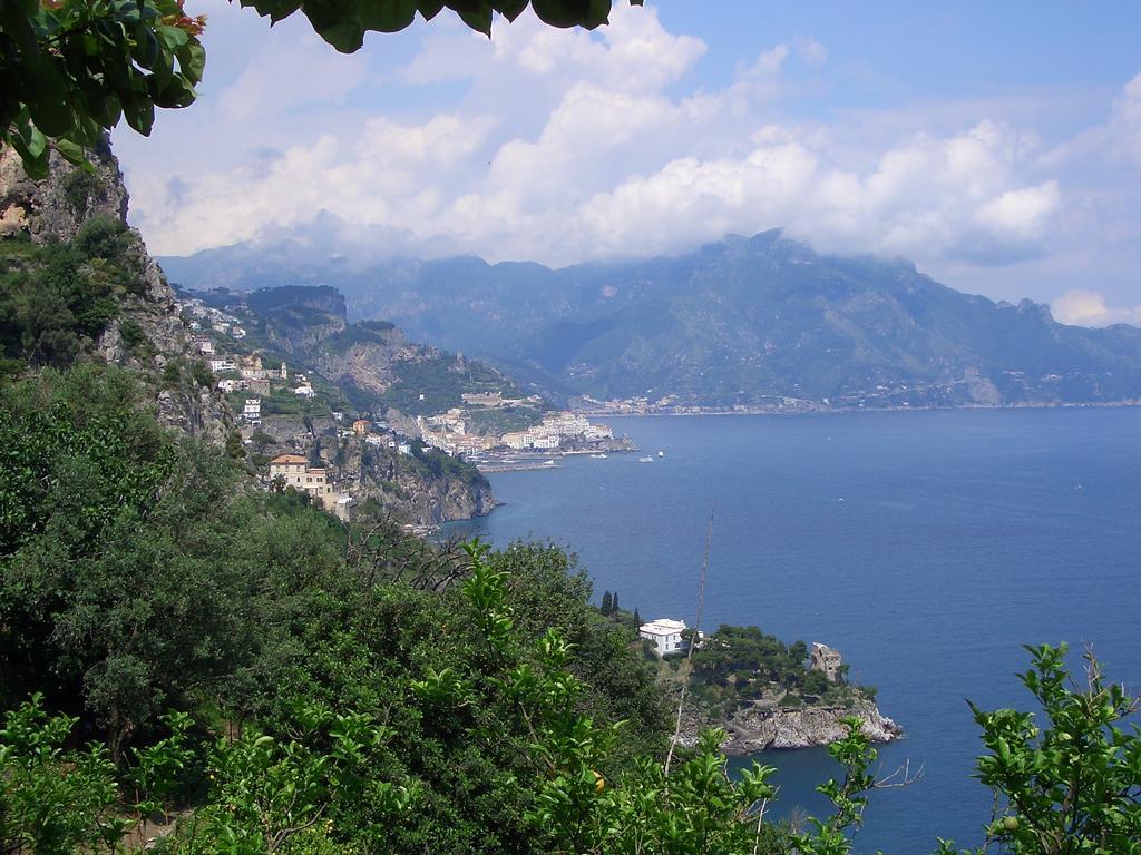 הוילה קונקה דיי מריני Amalfi 51 Con Vista Mare, Giardino E Terrazze מראה חיצוני תמונה